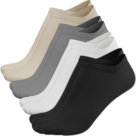 easetoe No Show Socks Womens, 4 Pairs Low Cut Ankle Short Anti-slid Athletic Running Casual Invisible Liner Socks