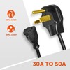 HITBOX Plug Adapter Cord, 30cm 11.8″ Long 14 AWG 2.08mm²,