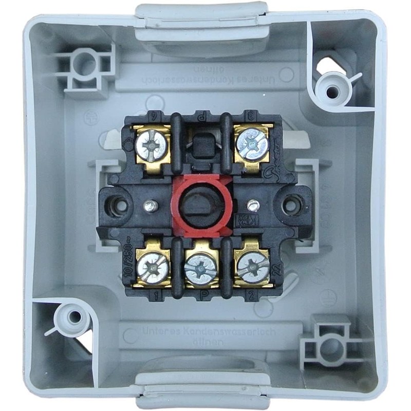 AC 230 V AC Blind Switch / Toggle Switch IP44