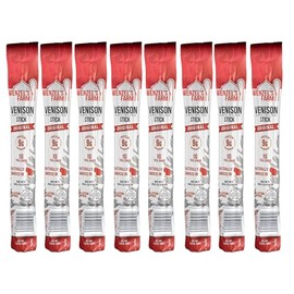 Wenzel’s Farm Original Venison Snack Sticks 8 Pack | Flavorful, Naturally Smoked │ High Protein, Low Carb │ No MSG, Fillers, Binders, Artificial Colors │ Gluten Free