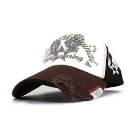 Avirex Avirex Avirex Cap Large Size Big Size Hat Mesh Cap Men's American Original Popular Trend, brown2, XL