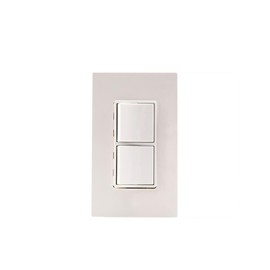 Eurofase Heating Single Duplex Switch Wall Plate and Gang Box - 20 Amp Per Pole-White Finish