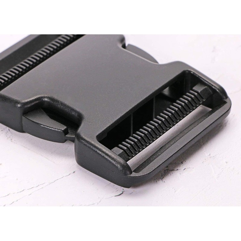 Penta Angel 2Pcs 50mm/2 inch Black Plastic Buckle Clips Heavy