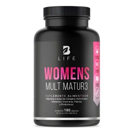 Multivitamínico Mujer Mayor Años 180 Cáps Life Sabor