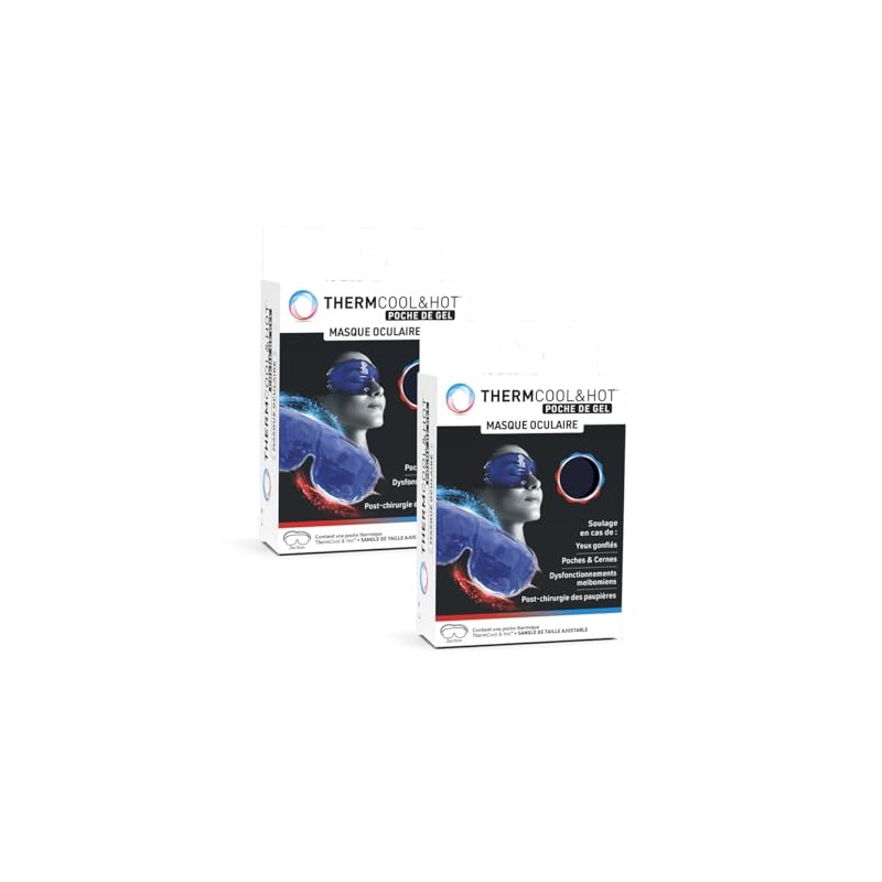 ThermCool & Hot Gel Eye Mask Pack of 2 -