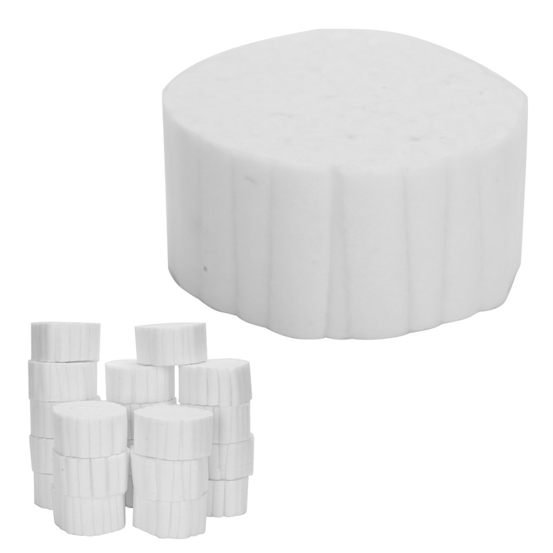 100pcs / bag Dental Rolled Cotton Balls Natural Dental Cotton