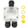 Electrical Trailer Junction Box, 3 Way Trailer Wire IP68 Waterproof