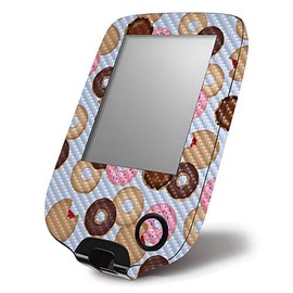 MightySkins Carbon Fiber Skin for Abbott Freestyle Libre 1 & 2 - Donut Binge | Protective, Durable Textured Carbon Fiber Finish | Easy to Apply, Remove, and Change Styles | Made in The USA