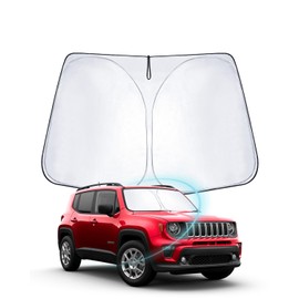 WEIPIN WEIPIN Sonnenschutz Frontscheibe kompatibel mit JEE-p Rene-Gade BU/Hybrid 2015-2024 Windschutzscheibe Sonnenschirm Sonnenblende fr Rene-Gade BU mit UV Schutz, Abkhlung, Innenraum Schtz