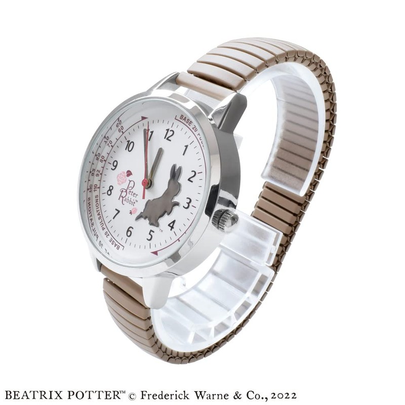St. Lady's Peter Rabbit Nurse Jabara Watch Mocha [ST-PP0001]