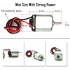 EUDAX 15 Pcs Rectangular DC Motor Mini Electric Motor 1.5-3V