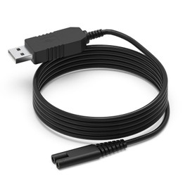 hafiuege Replacement Water Flosser Charger Compatible with Waterpik WP360 WP360W WP360C WP440 WP400 WP440C WP450 WP462 WP462W Series 3V USB Charging Cable Water Pik Charger Cord Power Adapter 5FT