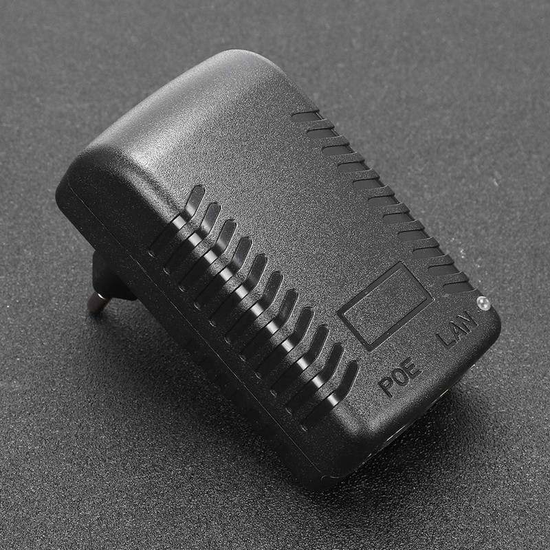 Wall Plug POE Injector, DC 24V 1A Power Supply Plug