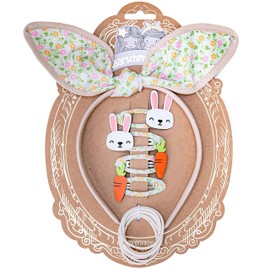 Papierdrachen Easter Hair Accessory Set - 12 Pieces - Headband - Hair Clips - Hair Bobbles - for Long and Fine Hair