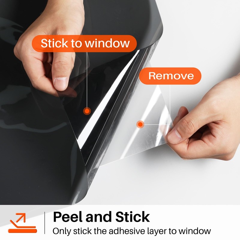 PAMAGOO Car Window Tint 50% VLT, 50 Percent Nano Ceramic