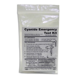 Industrial Test Systems 484020 Cyanide Emergency Test Kit, 0.2-1700 ppm Range