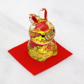 Pharmacist Kiln 2023 Zodiac Rabbit Coloring Congratulations Glass Uzu (Fukuf)