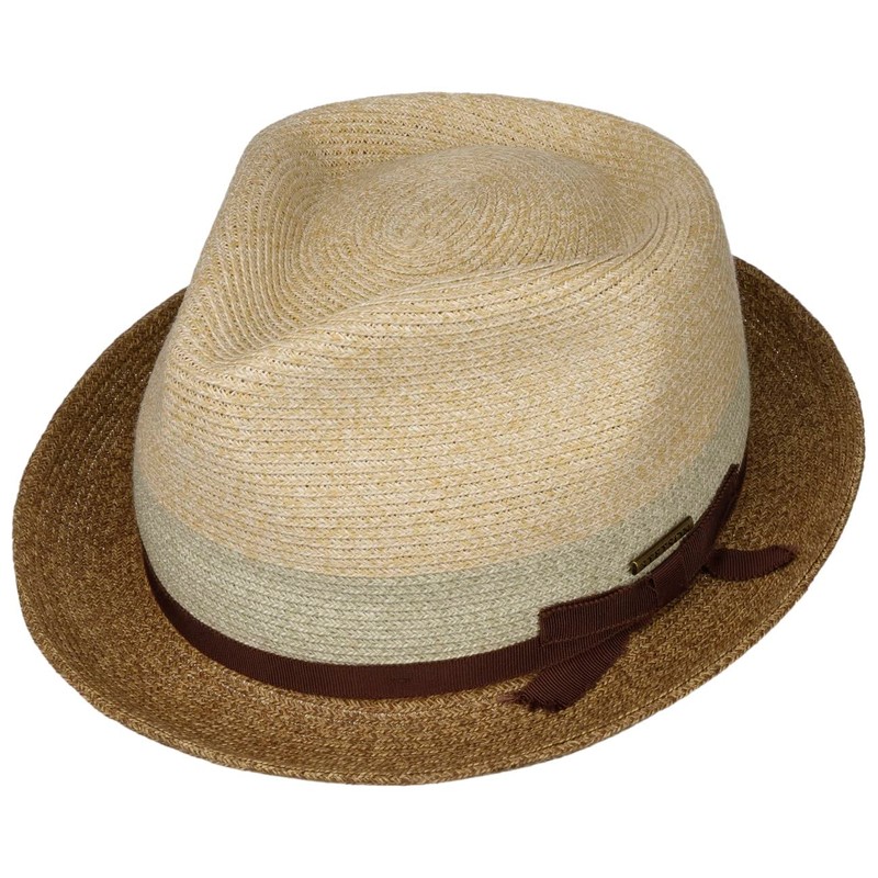 Stetson Contrast Brim Player Toyo Straw Hat - Two-Tone Hat