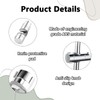 Shower Head Holder, 18-25 mm Adjustable Shower Head Holder, Detachable