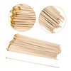 BESPORTBLE 100pcs Bamboo Flag Sticks Handheld Flag Poles Multi-use Flagpoles