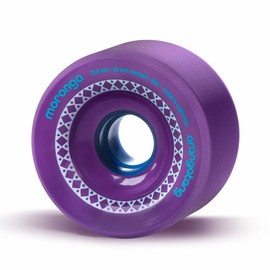 Orangatang Moronga 72.5 mm 83a Freeride Longboard Skateboard Wheels (Purple, Set of 4)
