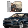HSYOYO Windshield Sun Shade for Car Trucks SUV Train Travelling
