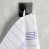 ZOLLNER 5er Set Geschirrtücher, 50x70 cm, Halbleinen, blau weiß