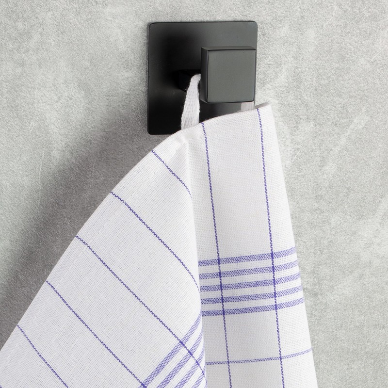 ZOLLNER 5er Set Geschirrtücher, 50x70 cm, Halbleinen, blau weiß