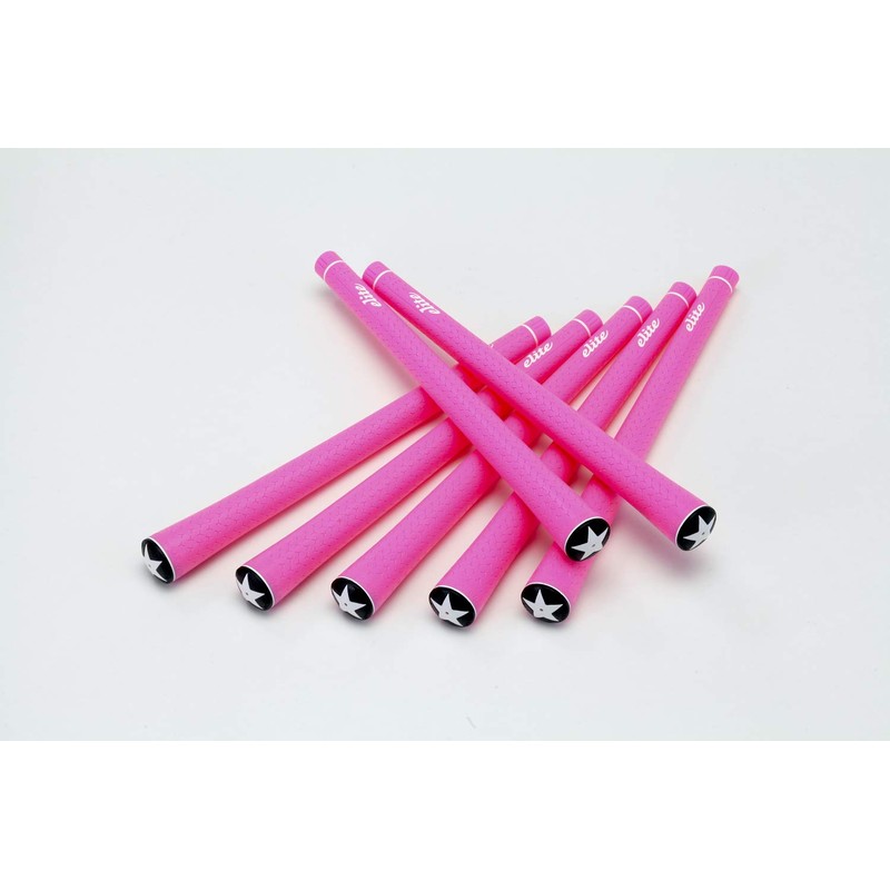 elitegrips Y360°s Air Golf Grips, Set of 7, Deep Pink,