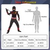 GUBOOM Ninja Costume for Children, Muscle Suit Samurai Ninja, Suitable