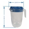 Boris 6 Jarras Para Agua 4 Litros Con Seguro Antiderrames