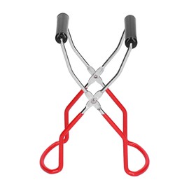 Canning Jar Lifter Tongs,Jar, Can Tongs Non‑Slip Clip Nonslip Clip, Antislip Can Clamp Lifter with Grip Handle for Any Size Canning Jars Glass Jars Safe and Secure Grip (Red)