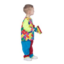 WILBERS & WILBERS 3809 Baby Clown Costume, Two-Piece, Cheerful Clown Costume for Carnival, Theme Parties, 92