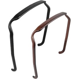 2Pcs Sunglasses Headband,Curly Thick Hair Headband,Makeup Headband for Man &Women,Medium Headbands Thick Hair Band Invisible Hair Hoop for Leisure and Exercise