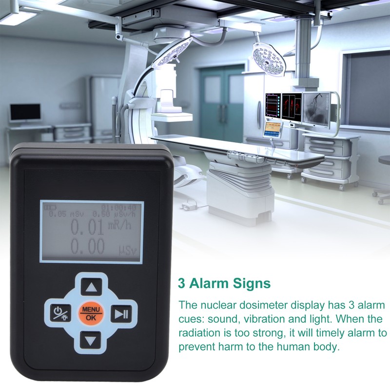 Nuclear Radiation Detector Survey Meter Digital X Rays Radiation Detection