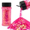 24 Pcs Sparkly Glitter for Crafts, Tumbler & Nail Design,