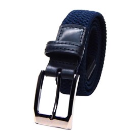 Cinturón Elástico Trenzado Grober León – Ajuste Perfecto (AZUL MARINO)