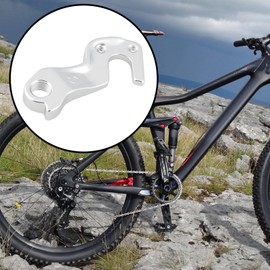 The Lord of the Tools Mech GH-257 Front Derailleur Hanger Bicycle Rear Hook Metal Rear Derailleur Hook Compatible with Cube Silver