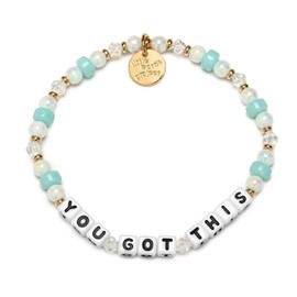 Little Words Project Handcrafted and Uniquely Designed Beaded Bracelet - You Got This
