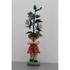 Hubrig Flower Children 17 cm Girl with Columbine Ore Mountains