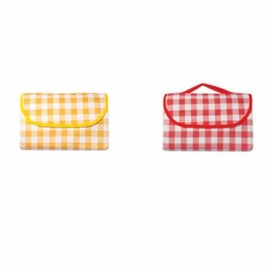 Portable Waterproof Picnic Mat: Outdoor, Hiking, Camping, Aesthetic Design 02 Mat 200X200cm - Red