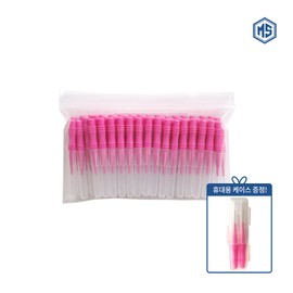 MS Interdental Brush Type I 50 pieces/domestic production/portable case provided, SSSS (0.4mm) / 엠에스 치간칫솔 I형 50개입/국내생산/휴대용케이스증정, SSSS (0.4mm)
