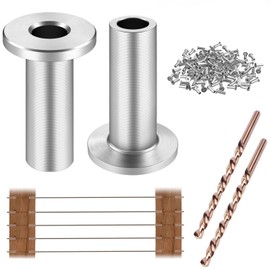 CKE 150 Pack T316 Stainless Steel Protector Sleeves for 1/8" Wire Rope Cable Railing, Marine Grade Protective Sleeves Deck Cable Railing Kit for Wood Posts DIY Balustrade, CR01