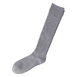 Cobez Men's Calf Comfortable High Socks (Hair Blend) Gray