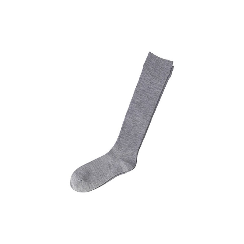 Cobez Men's Calf Comfortable High Socks (Hair Blend) Gray