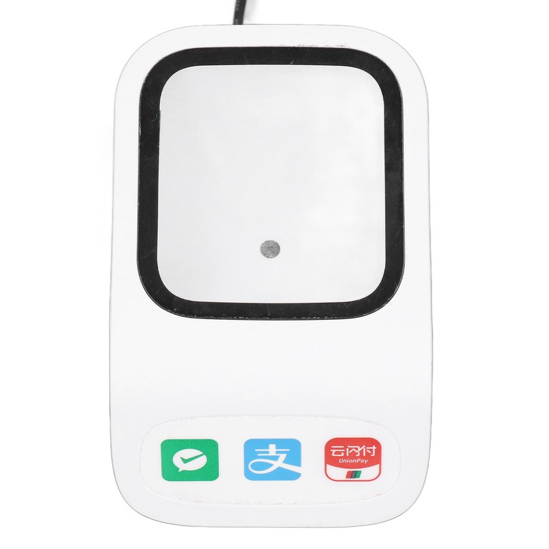 Desktop Barcode Scanner Voice Prompts Large Window QR Barcode Scanner