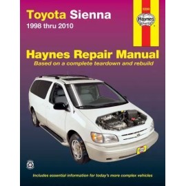 1998- 2010 Toyota Sienna Haynes Repair Service Workshop Manual Book Guide 0824