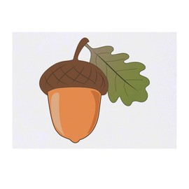 Azeeda 'Eichelmutter' Temporäres Tattoo - Hautfreundlicher & Ungiftiger Abziehbild · Wasserfest (TO00073535)