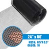 Fencer Wire 16 Gauge Black Vinyl Coated Welded Wire Mesh