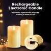 Tidomate Rechargeable Candles with Remote - LED Pillar Candles with